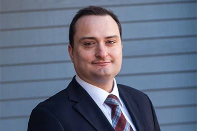 Dr. Christopher M. Pellegrino outside Hingham Dental Associates.